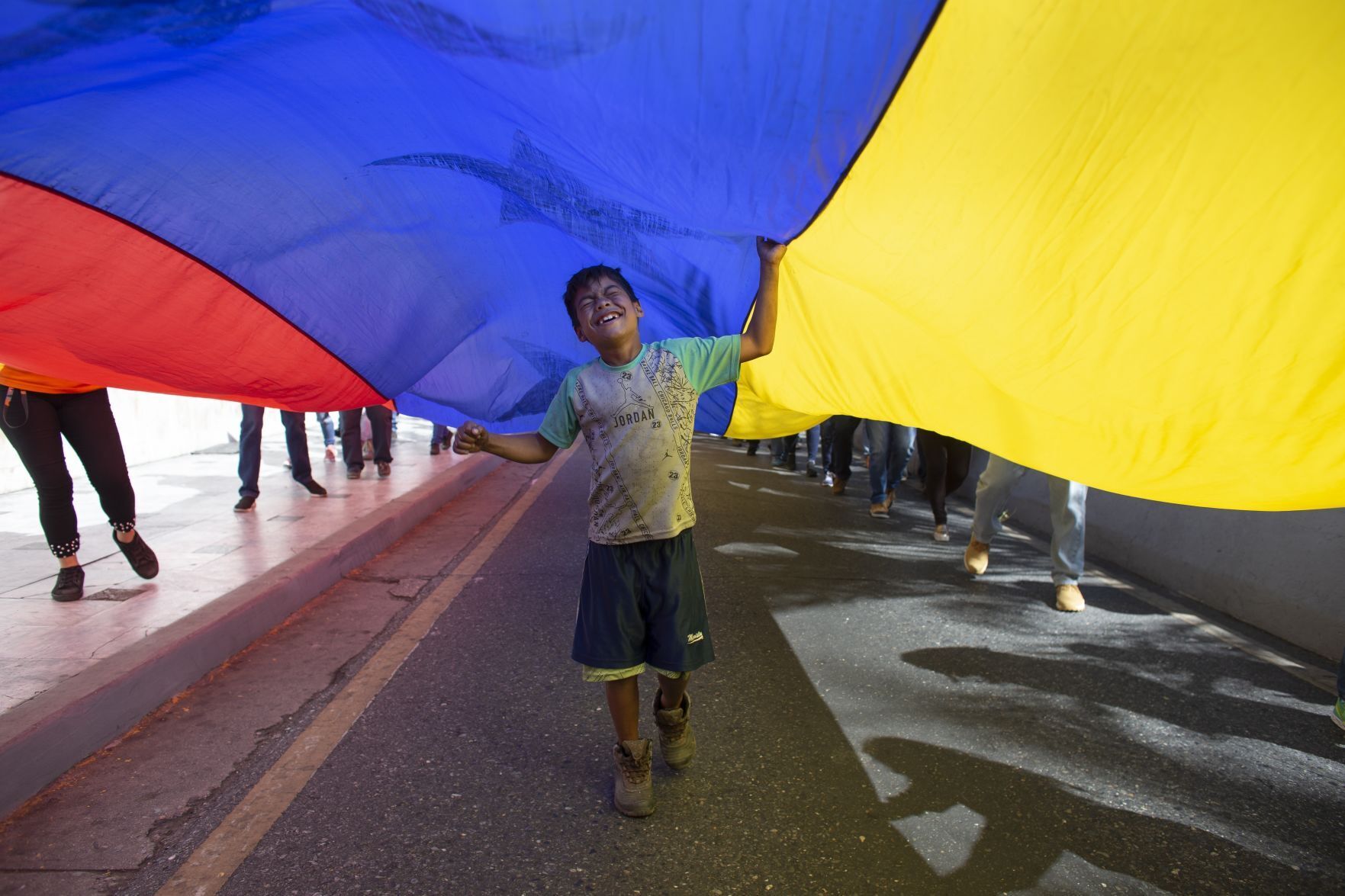 APTOPIX Venezuela Anti Imperialist March